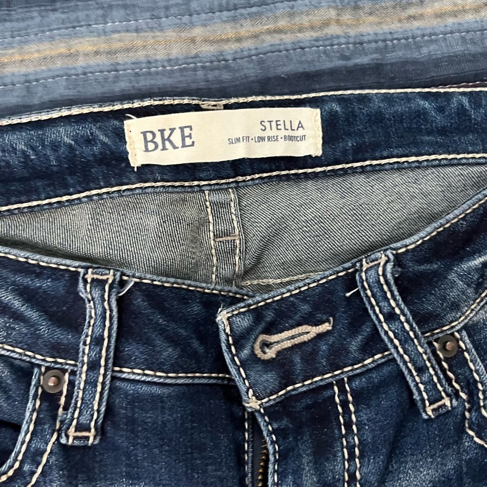 BKE Blue Bootcut Jeans - Picture 3 of 8